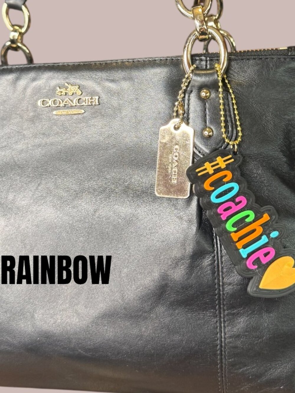 “#coachie” Bag Charm / Keychain Handmade - 3D Printed - Picture 3 of 5